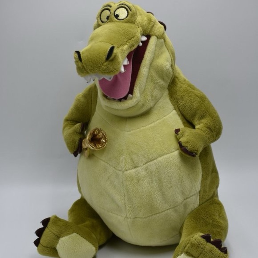 Disney Store Eclusive MC Louis Alligator Plush The Princess And The Frog 13”